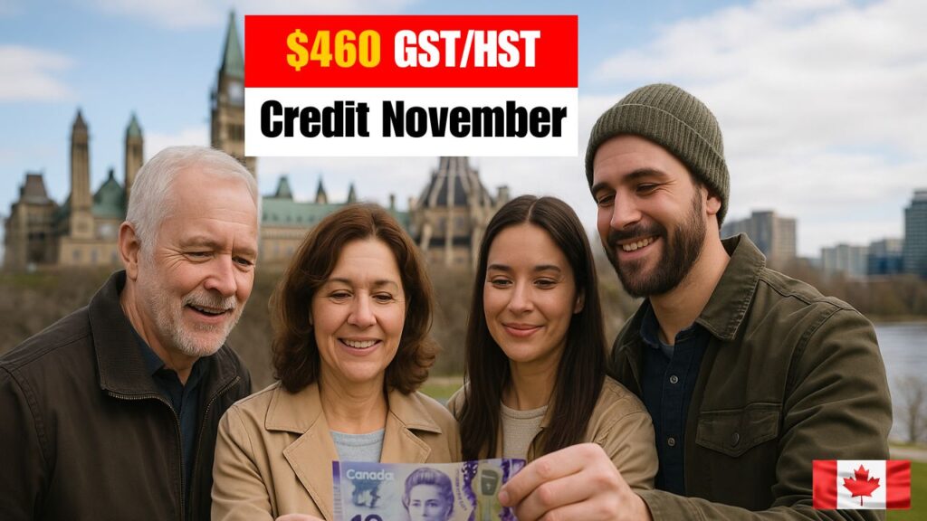 $460 GSTHST Credit November