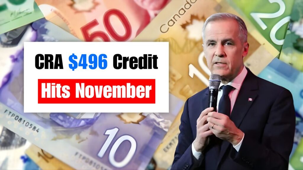 CRA $496 Credit Hits November