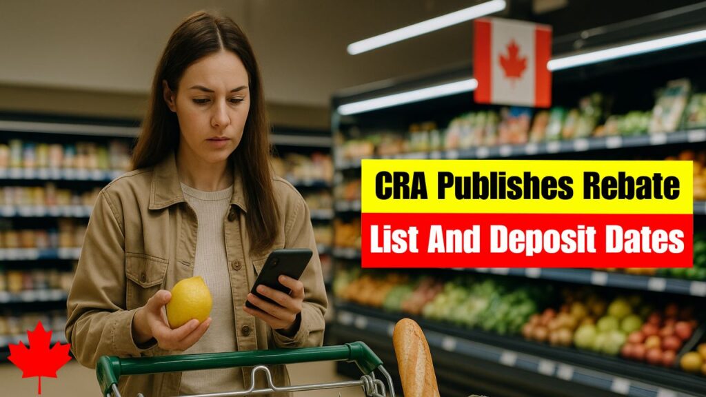 CRA to Distribute Canada Grocery Rebate