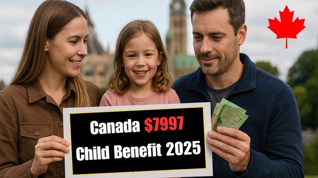 Canada $7997 Child Benefit 2025,
