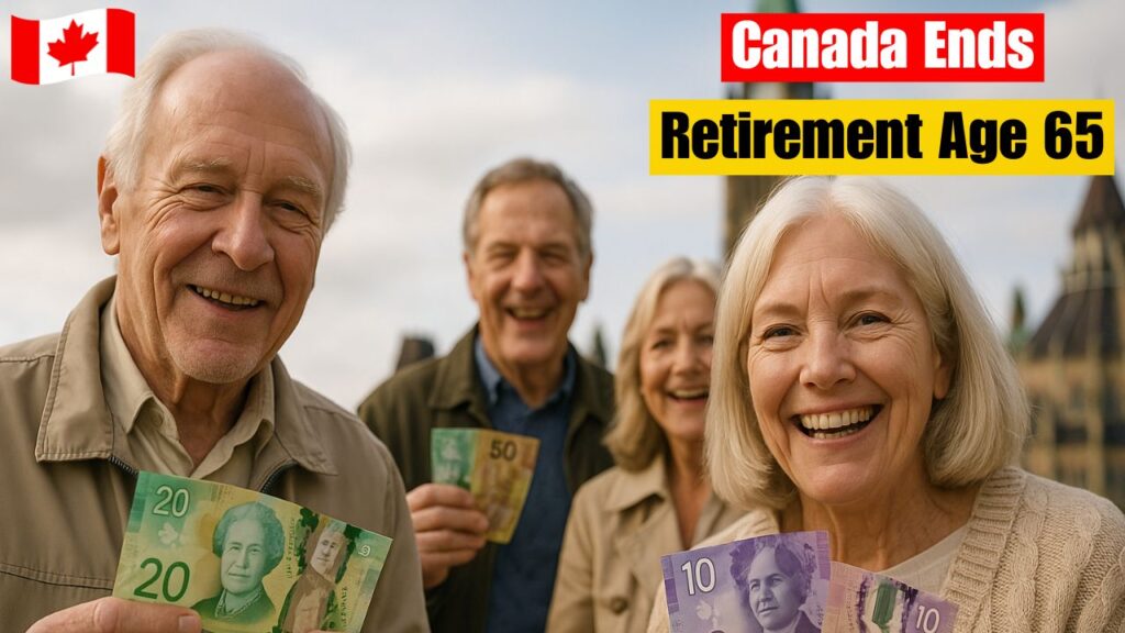 Canada Ends Retirement at 65