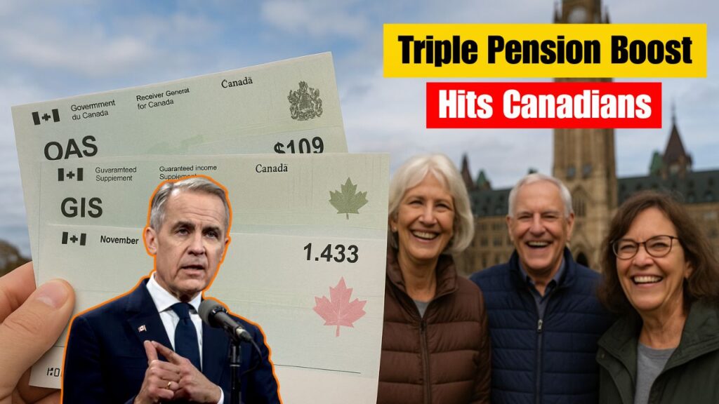 Canada OAS, GIS, CPP Triple Pension 2025