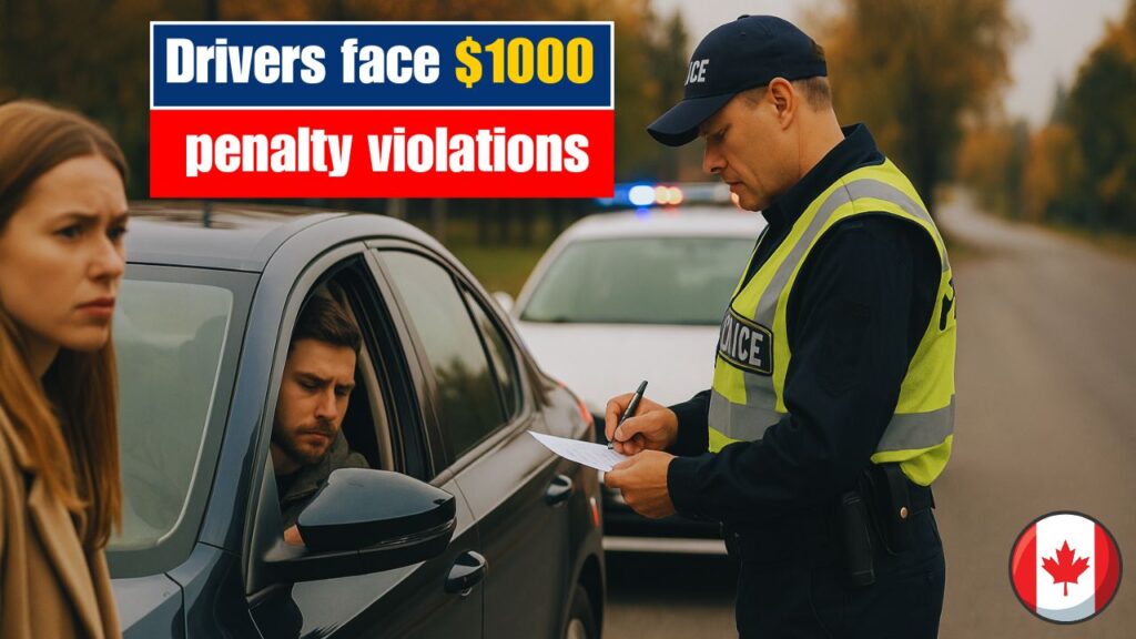Drivers face $1000