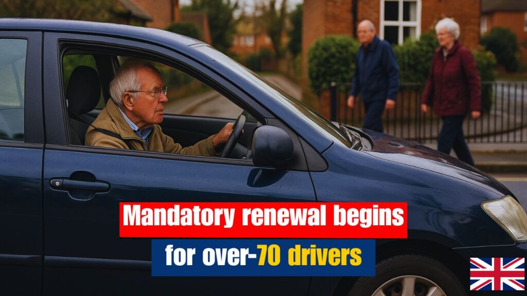 Mandatory renewal rules for over 70 motorists