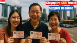 New $60 Travel Support in Singapore: Residents Warned to Complete Claims Before 10 December Expiry