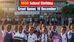Starting 19 December: How to Claim R650 Per Child for School Clothing with the Govt Education Grant This Week!