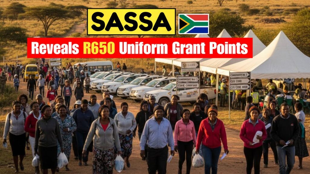 SASSA Reveals R650 Uniform Grant Points