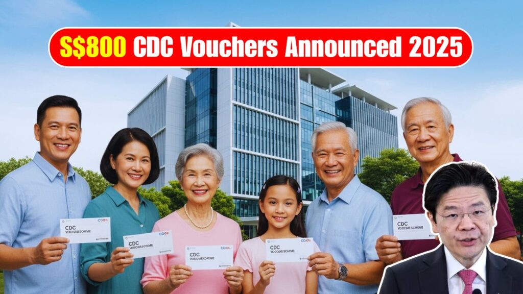 Singapore Announces 2025 S$800 CDC Voucher Scheme