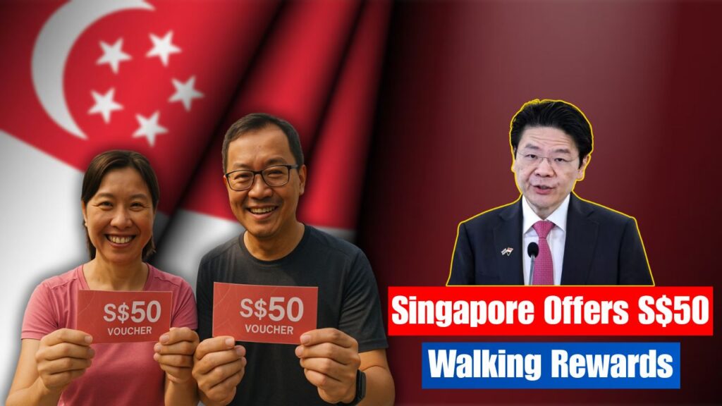 Singapore Offers S$50 Walking Rewards