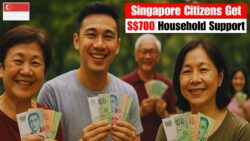 Singapore citizens Support up to S$700 in December 2025 under the latest household support plan
