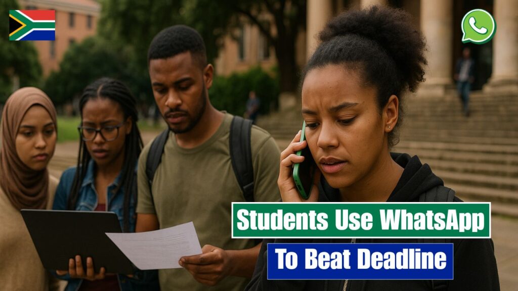 Students Use WhatsApp To Beat Deadline
