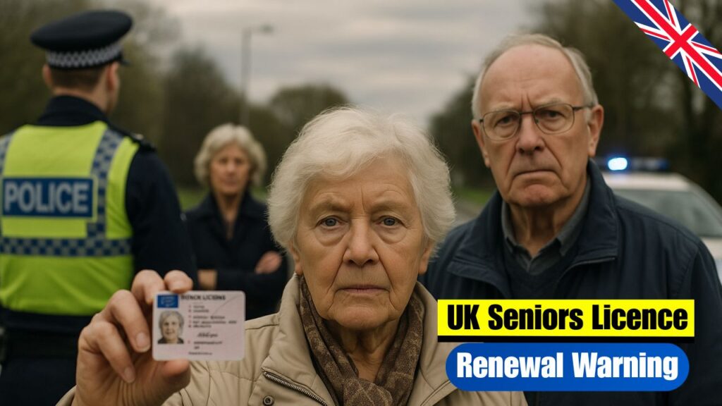 UK Seniors Licence Renewal Warning