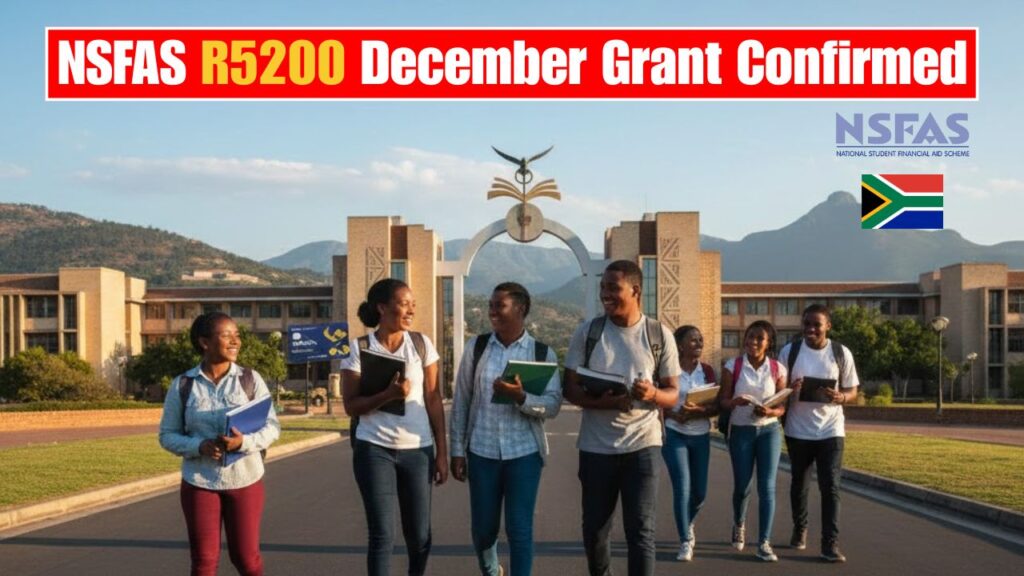 NSFAS December Grant R5,200
