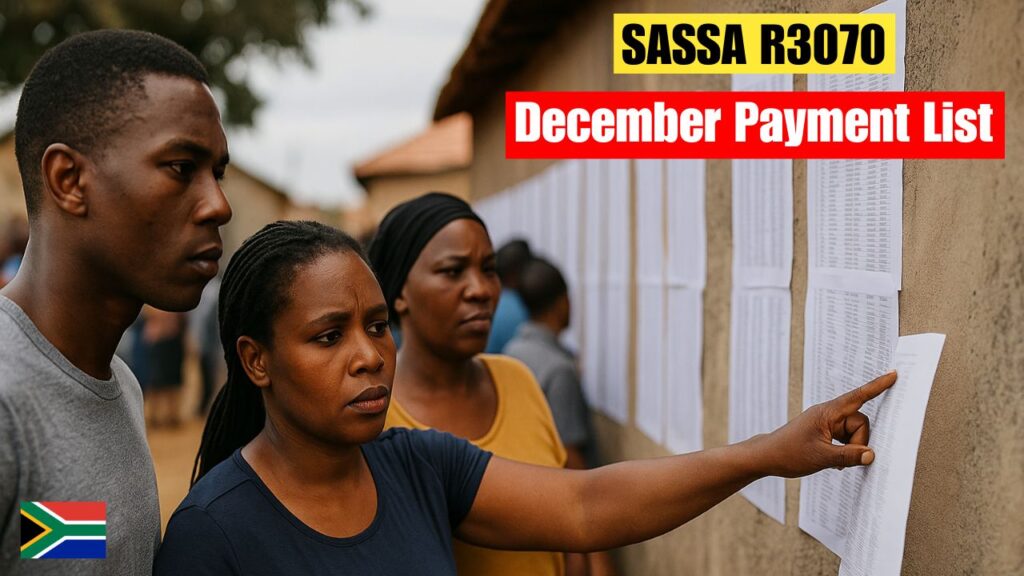 SASSA’s New R3,070 Payment