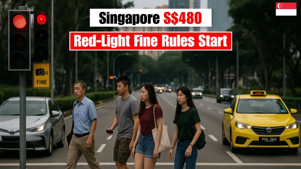 Singapore Drivers Hit With S$480 Red-Light Penalties Under