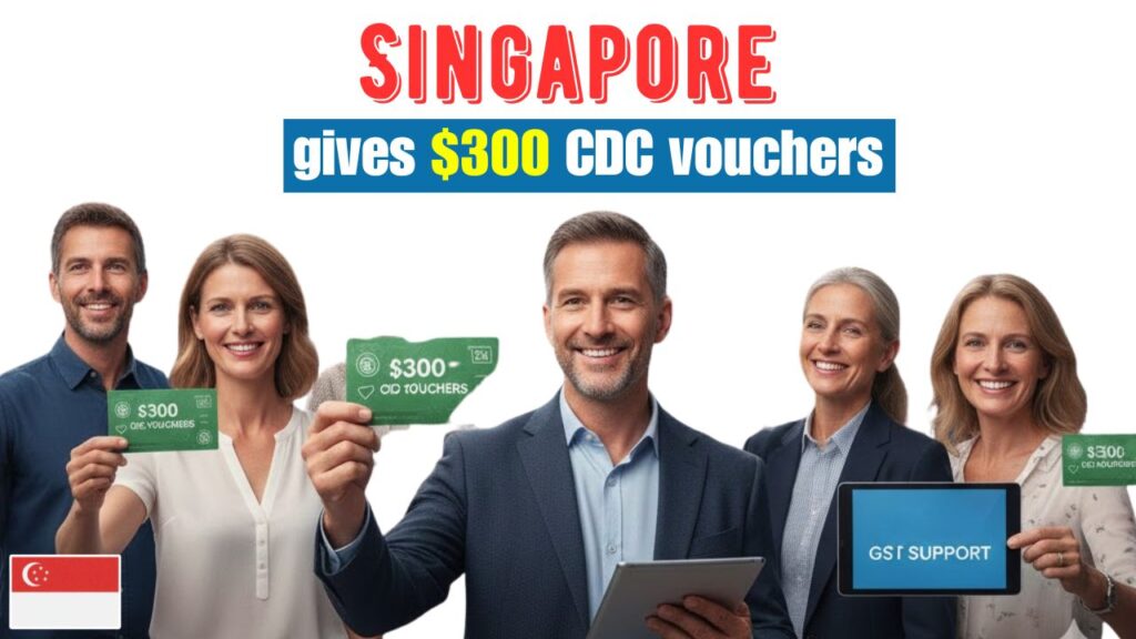 Singapore gives $300 CDC vouchers