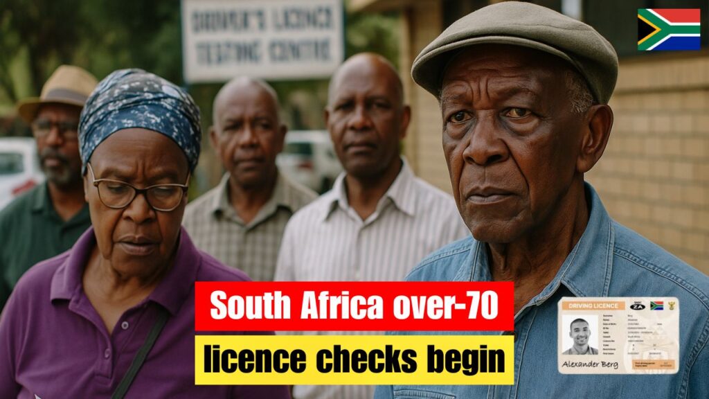 South Africa over-70 licence checks begin